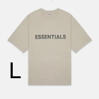 fear of god essentials Tシャツ Lサイズ　タン　tee(Tシャツ/カットソー(半袖/袖なし))
