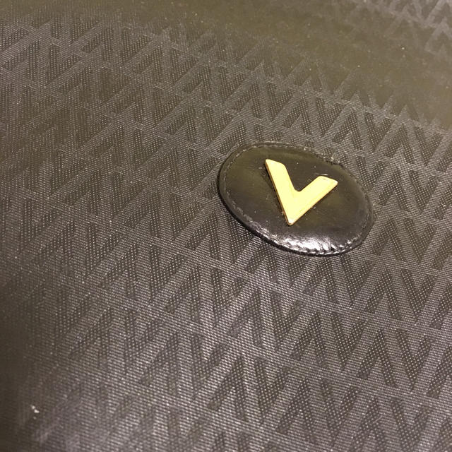 VALENTINO(ヴァレンティノ)のValentinoヴィンテージ巾着袋バッグ黒ブラック新品未使用ブランド メンズのバッグ(セカンドバッグ/クラッチバッグ)の商品写真