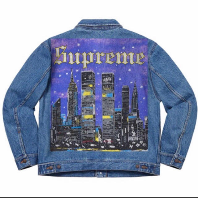 Supreme New York Painted Trucker Jacket