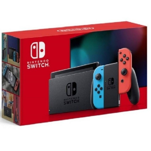 Nintendo Switch(ニンテンドースイッチ)のニンテンドースイッチ ネオン 本体 新品未開封 Nintendo Switch エンタメ/ホビーのゲームソフト/ゲーム機本体(家庭用ゲーム機本体)の商品写真