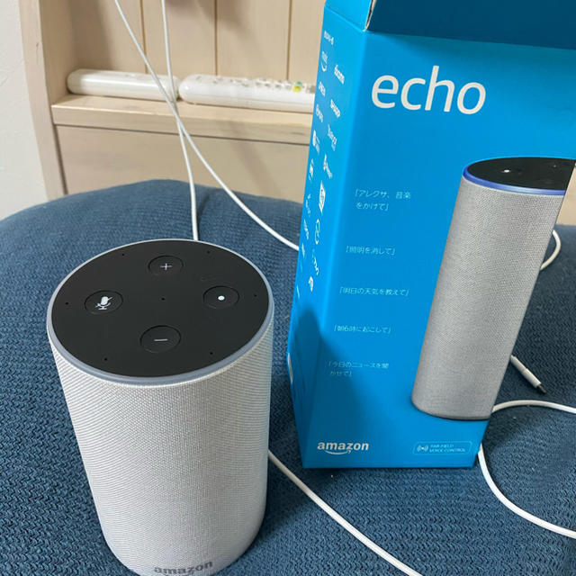 ECHO(エコー)のAmazon echo スマホ/家電/カメラのオーディオ機器(スピーカー)の商品写真