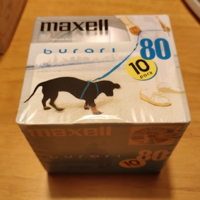 maxell(マクセル)の新品MDカセット10パック　80分タイプ　maxell スマホ/家電/カメラのオーディオ機器(その他)の商品写真