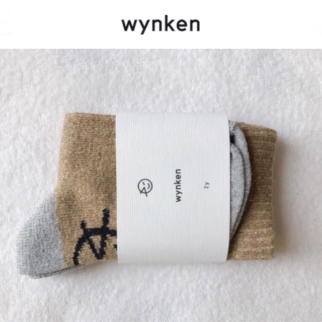 こども ビームス(コドモビームス)の新品【Wynken】Sparkle Sports Sock 靴下 2Y キッズ/ベビー/マタニティのこども用ファッション小物(靴下/タイツ)の商品写真