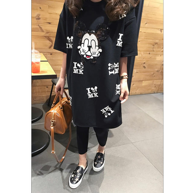 Disney(ディズニー)のミッキービックTシャツ　レディー　エミリアウィズ  エイミー  グッチ　ドルガバ レディースのトップス(Tシャツ(半袖/袖なし))の商品写真