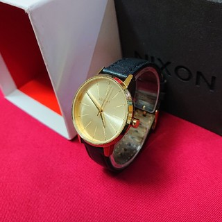 ニクソン(NIXON)のNIXON/ニクソンTHE KENSINGTON LEATHER GOLD(腕時計)