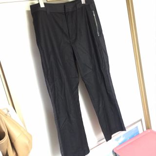 アパートバイローリーズ(apart by lowrys)の新品！キレイめパンツ ブラック(チノパン)