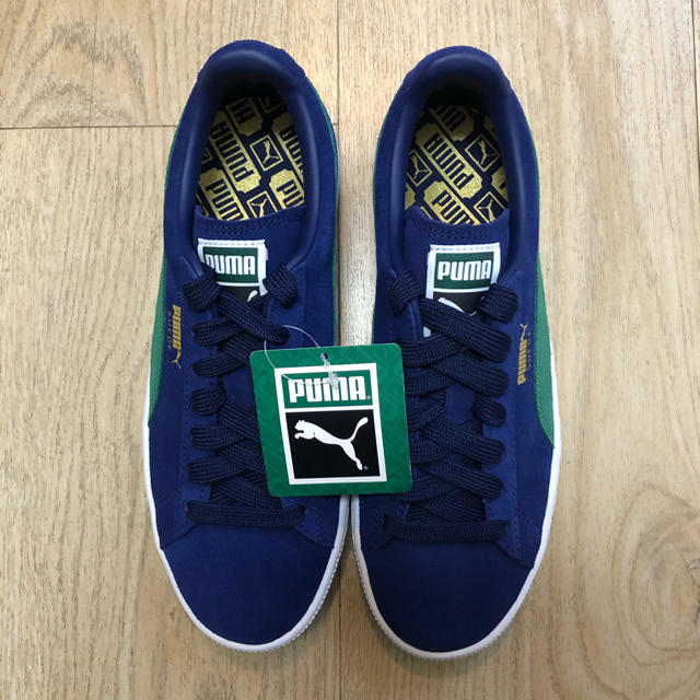 PUMA スウェード クラシック NAVY/GREEN