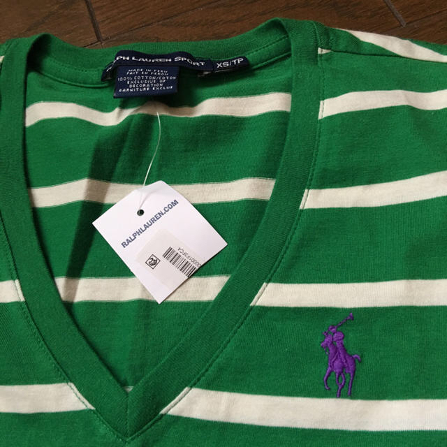Ralph Lauren(ラルフローレン)の新品 ラルフローレン ボーダーTシャツ レディースのトップス(Tシャツ(半袖/袖なし))の商品写真