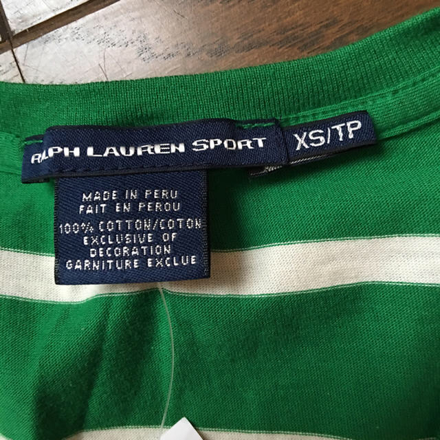 Ralph Lauren(ラルフローレン)の新品 ラルフローレン ボーダーTシャツ レディースのトップス(Tシャツ(半袖/袖なし))の商品写真