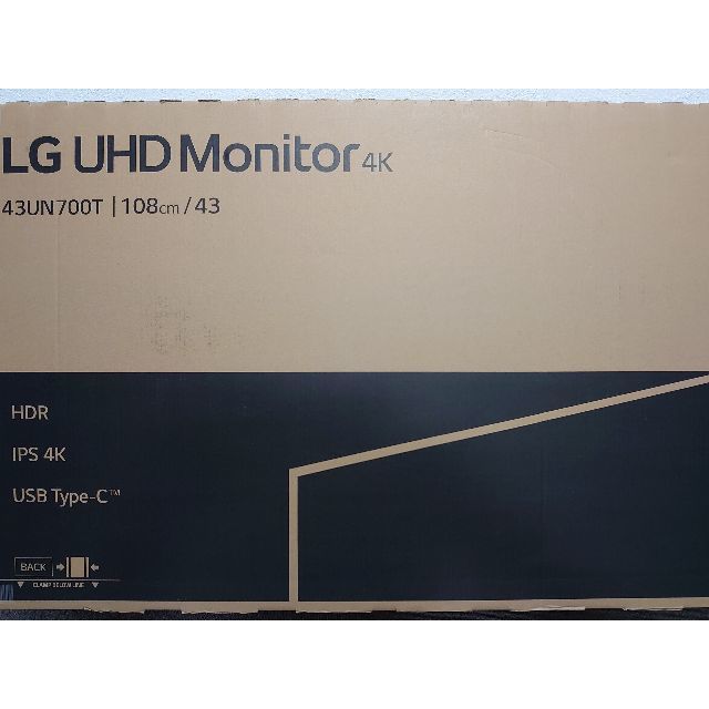 LG Electronics - 【新品】LG モニター 42.5インチ 4Kディスプレイ 43UN700T-B