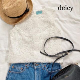 デイシー(deicy)の《deicy》総レースブラウス　レーストップス　デイシー　夏トップス(カットソー(半袖/袖なし))