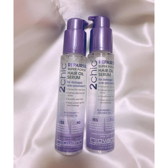 Cosme Kitchen(コスメキッチン)のジョバンニ 2chic ダメージヘアセラム ヘアオイル コスメ/美容のヘアケア/スタイリング(オイル/美容液)の商品写真