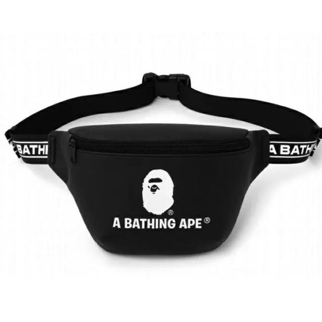 A BATHING APE(アベイシングエイプ)のA BATHING APE　レザー調ウエストバッグ メンズのバッグ(ウエストポーチ)の商品写真