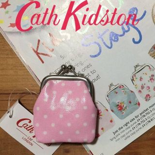 キャスキッドソン(Cath Kidston)の新品 キャスキッドソン ミニクラスプパース ミニドットピンク(財布)