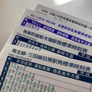 ジェイアール(JR)の【平成21年度】JR・東京メトロ 時刻表類(鉄道)