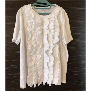 ザラ(ZARA)のZARA フリル半袖Tシャツ(Tシャツ(半袖/袖なし))