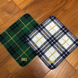 ダックス(DAKS)のDAKS タオルハンカチ 2枚セット(ハンカチ)