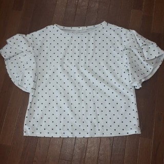 ジーユー(GU)のGU水玉トップス　No.3(Tシャツ(半袖/袖なし))