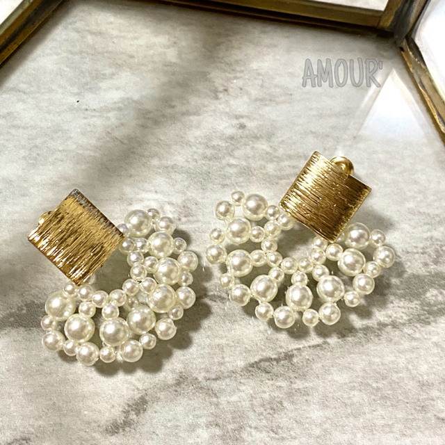 BEAUTY&YOUTH UNITED ARROWS(ビューティアンドユースユナイテッドアローズ)のchandelier perl pierce レディースのアクセサリー(ピアス)の商品写真