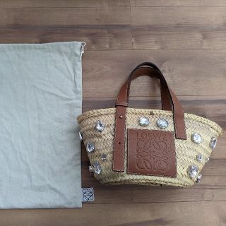 ロエベ loewe かごバッグ ビジュー