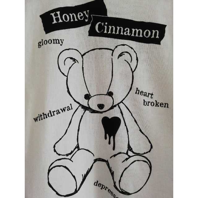 Honey Cinnamon(ハニーシナモン)のハニーシナモン　ハートブレイクシナモンT  レディースのトップス(Tシャツ(半袖/袖なし))の商品写真