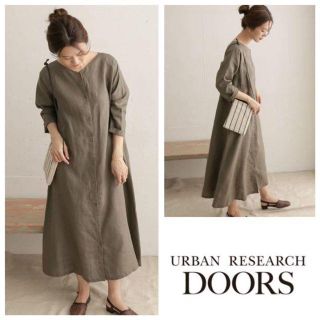 URBAN RESEARCH DOORS 新品タグ付き リネン2wayワンピース