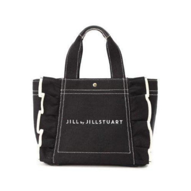 JILL by JILLSTUART フリルトートバッグ ブラック