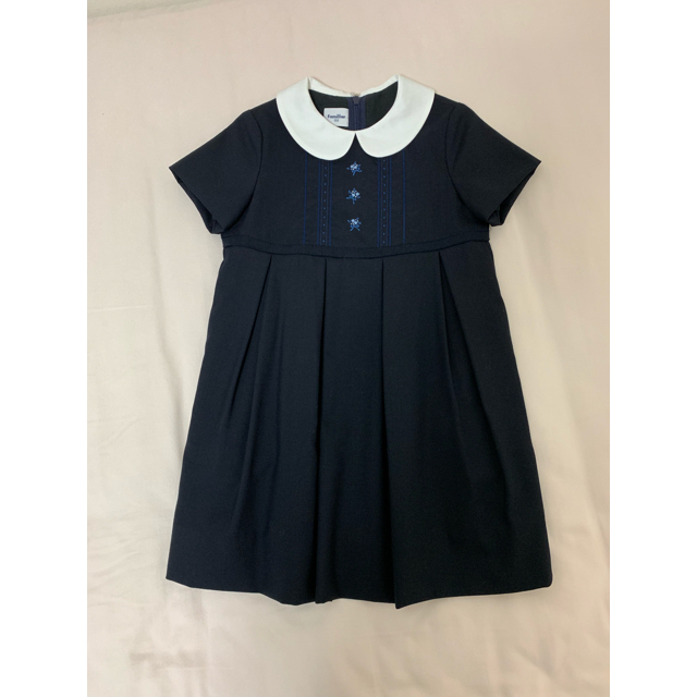 familiar(ファミリア)のファミリア  お受験ワンピース 100 キッズ/ベビー/マタニティのキッズ服女の子用(90cm~)(ドレス/フォーマル)の商品写真