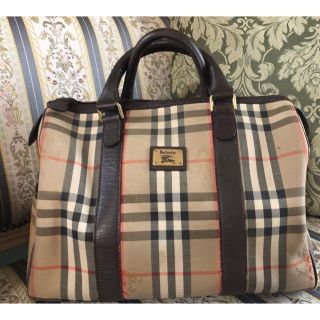 バーバリー(BURBERRY)のBurberry♥️ミニボストンバック正規品(ボストンバッグ)