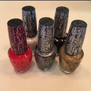 オーピーアイ(OPI)のXmasにも☆キラキラお買い得セット★OPI ★ネイルラッカー5本セット(マニキュア)