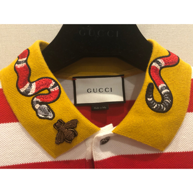 Gucci(グッチ)のGUCCI ミケーレ スネーク刺繍 ポロシャツ Tシャツ メンズのトップス(ポロシャツ)の商品写真