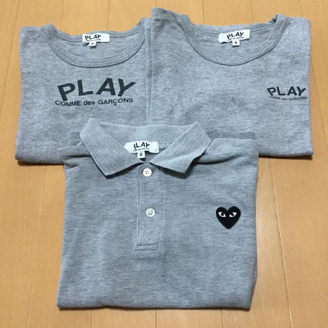 Tシャツ/カットソーコムデギャルソン3点セット