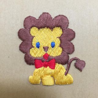 ファミリア(familiar)のファミリア ライオン 刺繍ワッペン(各種パーツ)