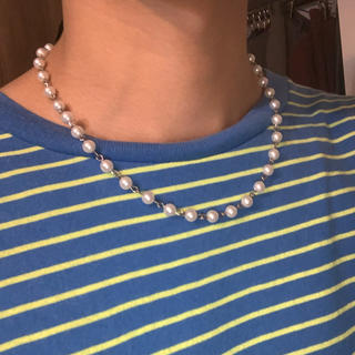 キャピタル(KAPITAL)のpearl  necklace パールネックレス(ネックレス)