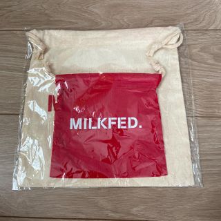 ミルクフェド(MILKFED.)のMILKFED 巾着　小物入れ　ミルクフェド(ポーチ)