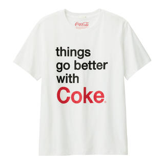 ジーユー(GU)のGU 「Coca-Cola」シリーズTシャツ Mサイズ(Tシャツ/カットソー(半袖/袖なし))