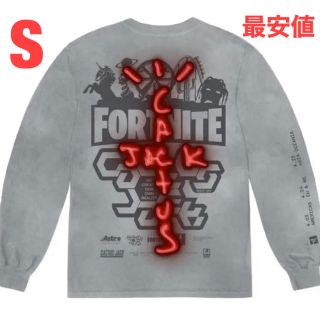 カクタス(CACTUS)のTravis Scott Back Bling L/S Tee　S  トラヴィス(Tシャツ/カットソー(半袖/袖なし))