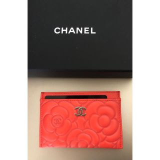 シャネル(CHANEL)のCHANELパスケース☆カメリア☆新品☆(パスケース/IDカードホルダー)