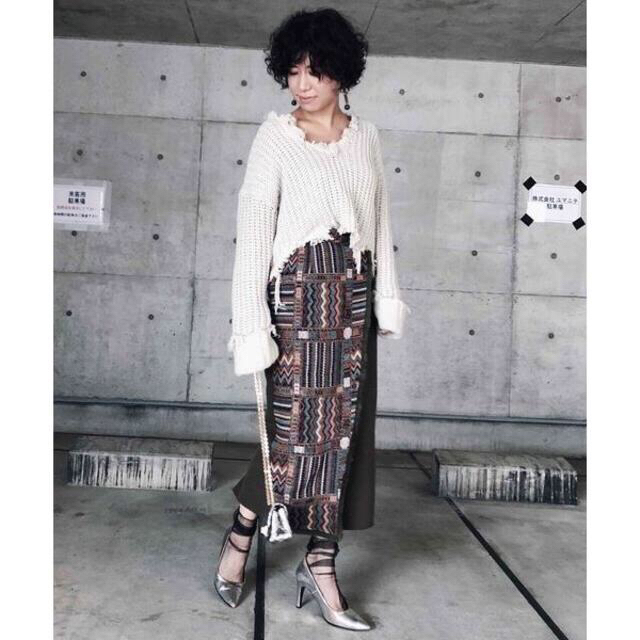 専用☆ Ameri vintage ゴブラン織りタイトスカート - ひざ丈スカート