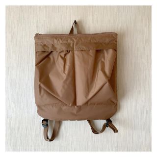 バックパック リュック　ユニクロ　brown　ベージュ　未使用　タグ付き