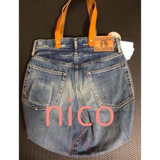 ヒステリックグラマー Courtney Love デニムバッグ 人気❣️ 目玉