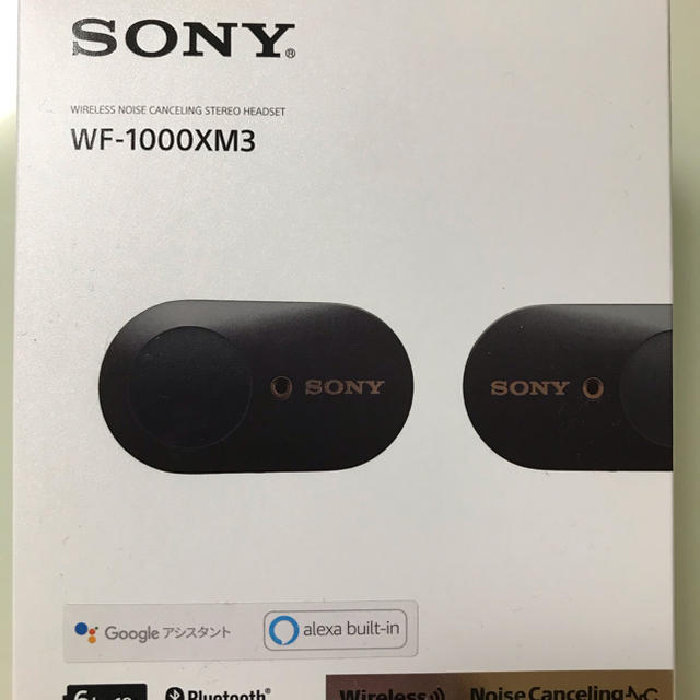 ヘッドフォン/イヤフォン新品　SONY wf-1000xm3 ブラック