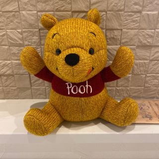 Disney - プーさん ぬいぐるみ ニットニット 「くまのプーさん」の