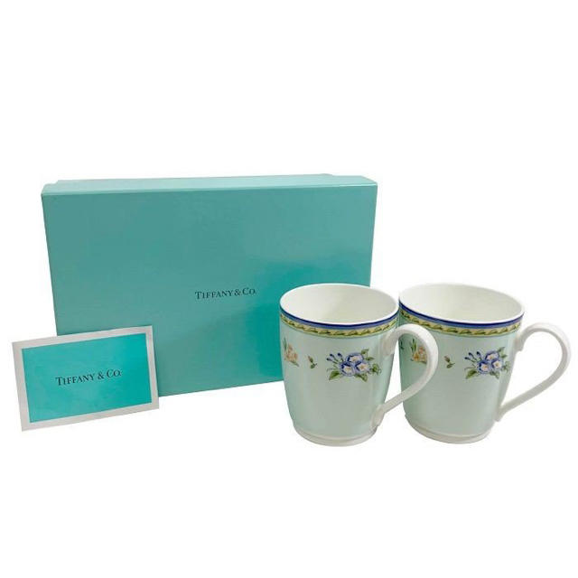 Tiffany & Co.  新品 ペアマグカップ モーニンググローリー