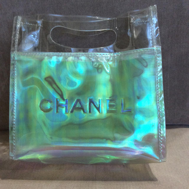 シャネル CHANEL ビニールポーチ ノベルティ