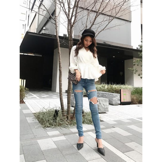 GYDA - 新品 タグ付き GYDA アッパー クラッシュ スキニー デニム