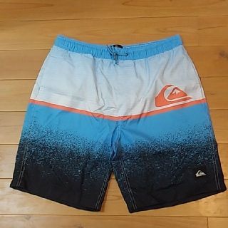 クイックシルバー(QUIKSILVER)の【本日値下げ↓】 クイックシルバー　サーフパンツL 水着l ブルー 人気 新品(水着)