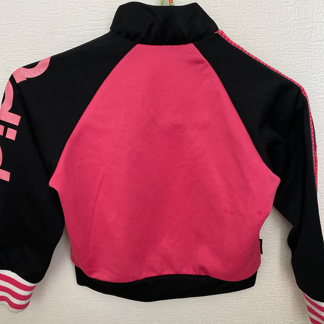 adidas(アディダス)のアディダスキッズジャージ上110㎝ キッズ/ベビー/マタニティのキッズ服女の子用(90cm~)(ジャケット/上着)の商品写真