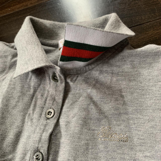 Gucci(グッチ)のGUCCI プリーツシャツワンピース110 キッズ/ベビー/マタニティのキッズ服女の子用(90cm~)(ワンピース)の商品写真