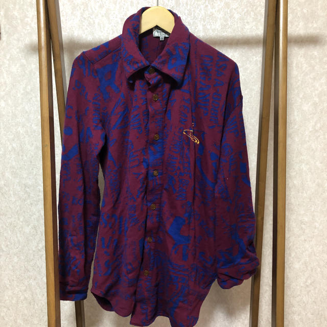 vivienne westwood MAN 総柄変形シャツ